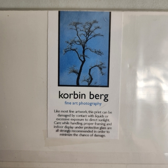 Korbin Berg Mount Horeb, WI Fine Art Photographer/Nature Print 8.5x11" - Picture 5 of 5